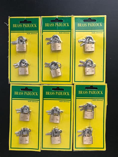 metal padlocks mini brass tiny box locks|Amazon.com: Mini Padlock.